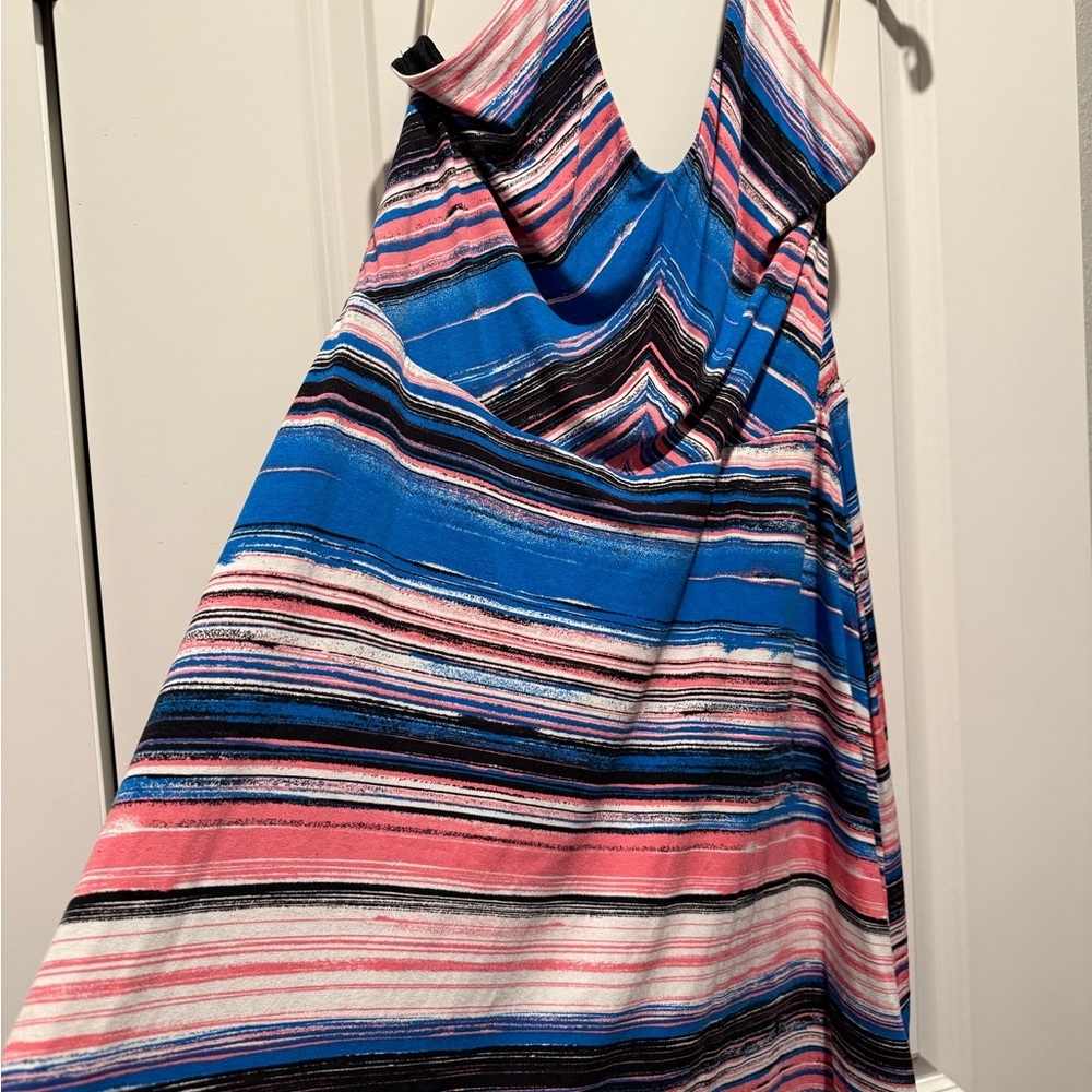 I ♥ Ronson Multicolor Striped Halter Dress - Picture 2 of 4